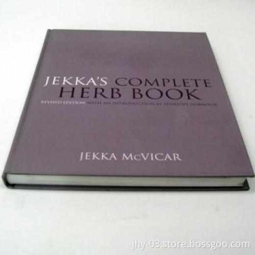 Colorful hardcover book printing